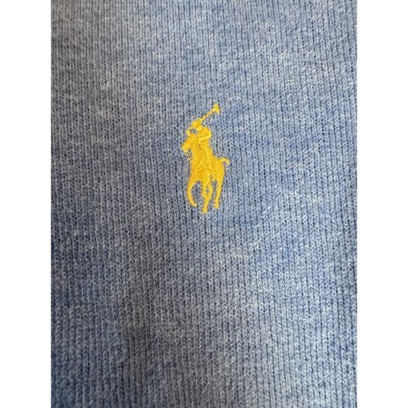Polo Ralph Lauren Light Blue Mens 1/4 Zip Pull Over Sweater Size Large - Picture 8 of 14